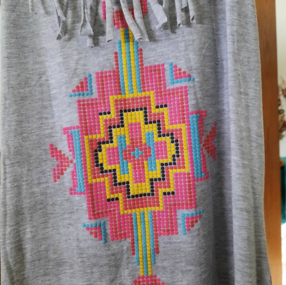 New Indian print nightgown. - Picture 2 of 3